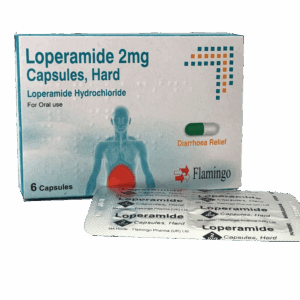 Loperamide Hydrochloride 2mg Diarrhoea Treatment - 2 X 6 Capsules