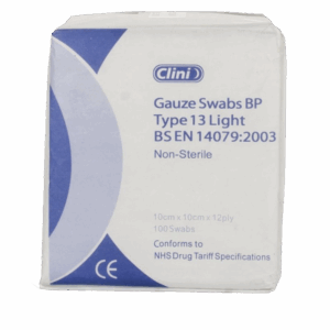 Gauze Swabs 12 Ply - 10cm x 10cm