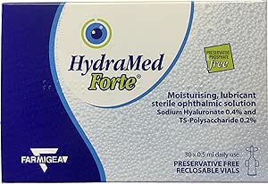 HydraMed Forte Eye Drops Unit Dose - 30 x 0.5 ml