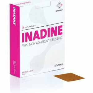 Inadine PVP-I Non-Adhesive 5cm x 5cm - 25 Dressing