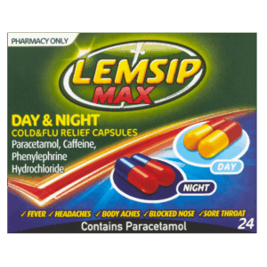 Lemsip Max Day & Night Cold & Flu - 24 Capsules