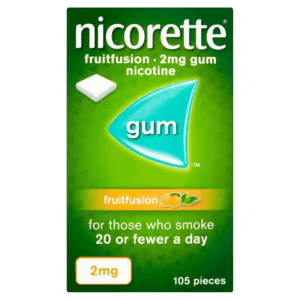 Nicorette Fruitfusion Gum 2mg - 105 Pieces