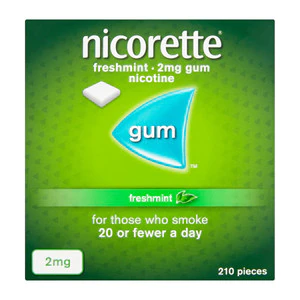 Nicorette Freshmint Gum 2mg - 210 Pieces