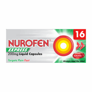 Nurofen Express 200mg - 16 Liquid Capsules