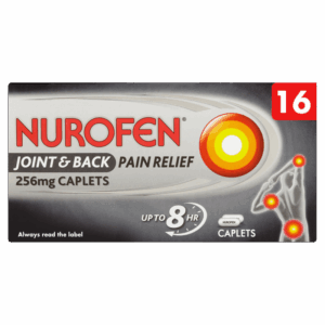 Nurofen Joint & Back Pain Relief 256mg - 16 Caplets