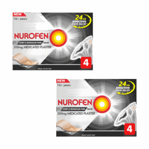 Nurofen Joint & Muscular Pain Relief 200mg Medicated - 4 Plasters x 2 Pack