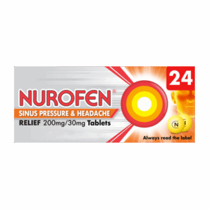 Nurofen Sinus Pressure & Headache 200mg/30mg - 24 Tablets