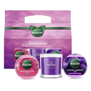 Radox Aromatherapy Candle & Bath Bomb 3 Piece Gift Set