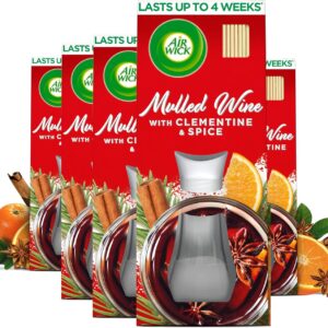 Air Wick Reed Diffuser Mulled Wine with Clementine & Spice  - 25ml x 5