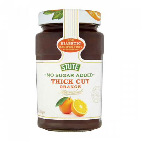 Stute No Added Sugar Thick Cut Orange Marmalade - 430g