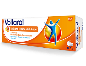 Voltarol Back and Muscle Pain Relief 1.16% Gel - 100g