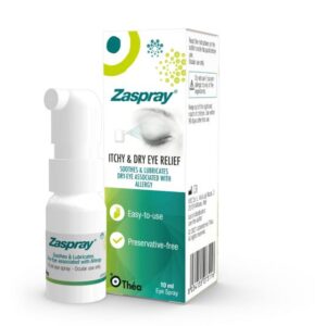 Thea Zaspray Itchy & Dry Eye Relief Eye Spray - 10 ml
