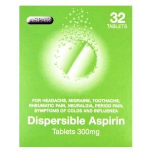 Aspirin Dispersible 300 mg Tablets