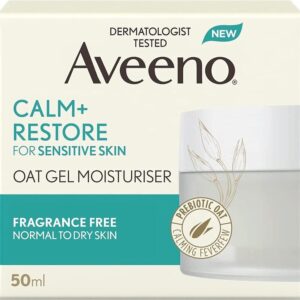 Aveeno Calm+Restore Oat Gel Moisturiser - 50 ml