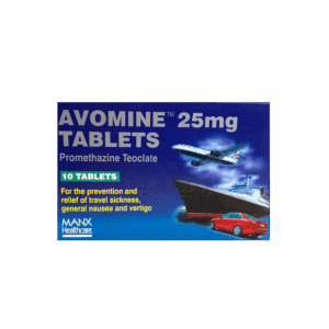 Avomine (Travel Sickness) Tablets 25mg - 10 Tablets