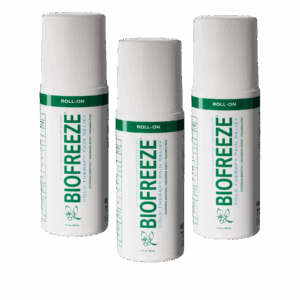Biofreeze Pain Relieving Gel Roll On - 89ml - Pack of 3