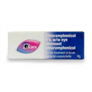 Chloramphenicol Antibiotic 1% Eye Ointment – 4g (Brand May Vary)