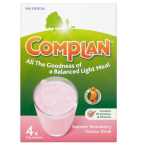Complan Strawberry Nutritional Drink Sachets - 4 x 55g