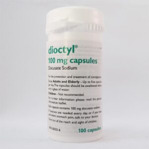 Dioctyl 100mg Capsules - Pack of 100