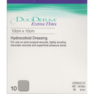 DuoDerm Extra Thin 10cm x 10cm - Pack of 10