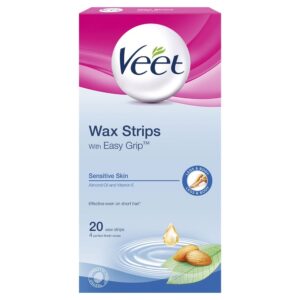 Veet Wax Strips Sensitive RTU - 20 Strips