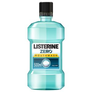 Listerine Zero Alcohol Mouthwash - 500ml