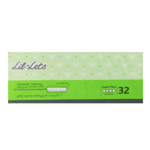 Lil-Lets Non-Applicator Tampons Super Plus - 32 Tampons