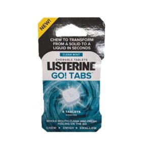 Listerine Go Tabs - 4 Tablets