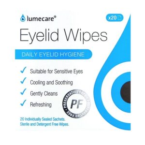 Lumecare Eyelid Wipes 2.25ml - 20 Pack