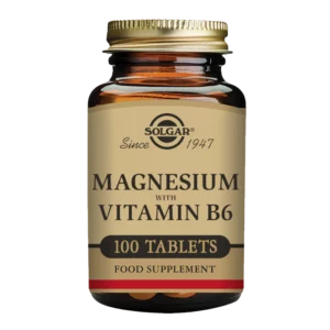 Solgar Magnesium with Vitamin B6 - 100 Veg Tablets