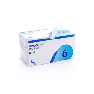Novofine Pen Needles 31g 6mm - Pack of 100