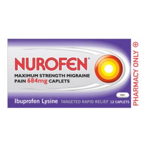 Nurofen Maximum Strength Migraine Pain 684mg - 12 Caplets