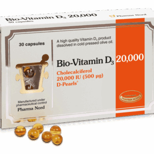 Bio-Vitamin D3 20,000IU 500mcg Pearls - 30 Capsules