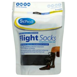 Scholl Flight Socks Cotton 9-12 – 1 pair