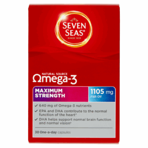 Seven Seas Omega-3 Maximum Strength 1105mg - 30 Capsules
