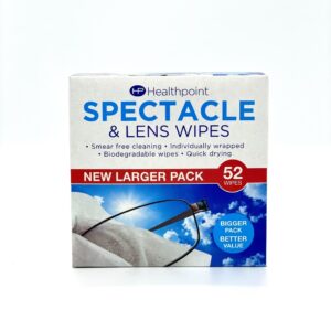 HealthPoint Spectacle & Lens Wipes - 52 Wipes