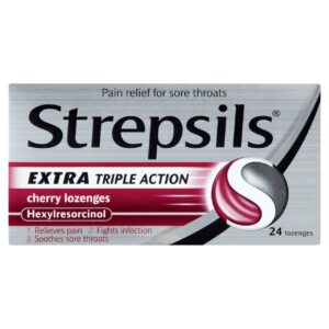 Strepsils Extra Strength Cherry – 24 Lozenges