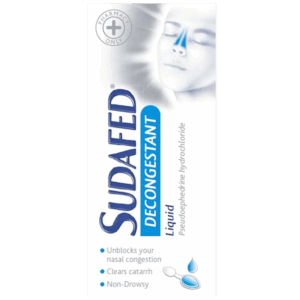 Sudafed Decongestant Liquid - 100ml