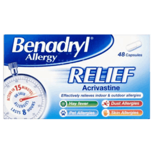 Benadryl Allergy Relief - 48 Capsules