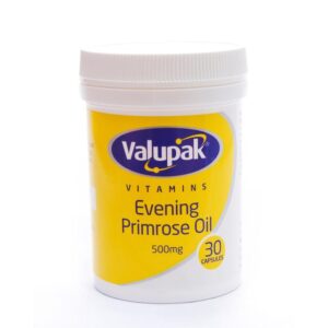 Valupak Evening Primrose Oil Capsules 500mg - Pack of 30