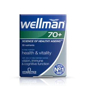 Vitabiotics Wellman Health & Vitality 70+ - 30 Tablets