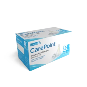 Glucorx Carepoint Pen Needles - 31g 8mm - Pack of 100