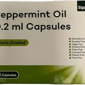 Peppermint Oil for IBS Relief - 84 Capsules (Brand May Vary)