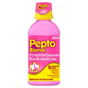 Pepto-Bismol 17.5mg/ml Oral Suspension - 480ml