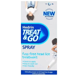 Hedrin Treat & Go Head Lice Spray - 60ml