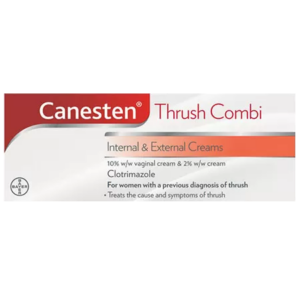 Canesten Cream Combi - 5g Internal + 10g External Cream