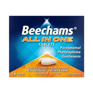 Beechams All In One Cold and Flu Relief Tablets - 16s