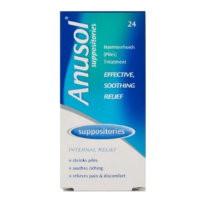 Anusol Suppositories Relief For Haemorrhoids - 24 Suppositories