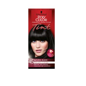 Schwarzkopf Poly Color Permanent Cream Colour Tint 45 Natural Black