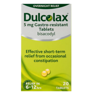 Dulcolax 5mg Tablets For Constipation – (20 Tablets)